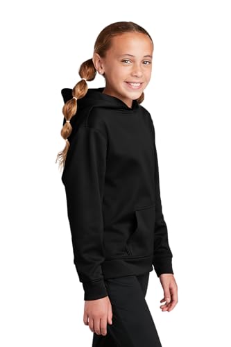 SPORT-TEK Youth Sport-Wick Fleece Hooded Pullover2