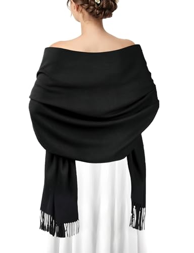 AURUZA Shawls and Wraps for Evening Dresses, Soft Pashmina Shawls for Women, Pashmina Shawls for Wedding Party