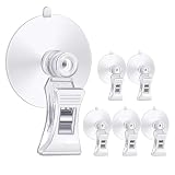 Nuqsx 30pcs Seaweed Feeding Clip Suction Cup Type Seaweed Laver Feeding Plastic Clip Multi-Purpose and Multifunctional Fish Tank Food Tool for Fish Shrimp Aquatic Pets