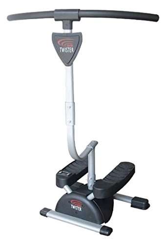 Fitness House Cardio Twister Aparato para piernas y glúteos, Unisex Adulto, Gris, Talla Única