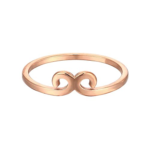 Bague de couple chinoise créative anneau ouvert couleur or