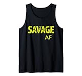 savage af - idea regalo vintage da donna canotta