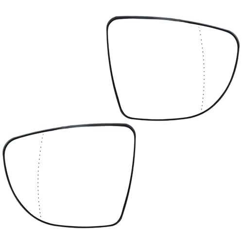 Verre de rétroviseur chauffant pour Clio IV avec miroir d'angle mort anti-buée hiver