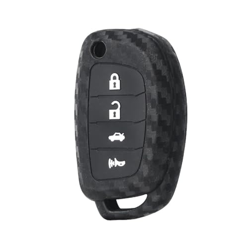 Etui clés télécommande en silicone pour Hyundai Ix35 Sonata 2017