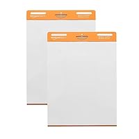 Amazon Basics Sticky Easel Pad, 63.5 x 76.2 cm, 2 Count, White