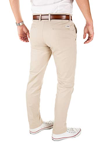 Yazubi Homme Pantalon Chino avec Ceinture Chino Coton Dustin Chino Homme Slim Garcon, Beige (Plaza Taupe 161105), W29/L30 - Image 3