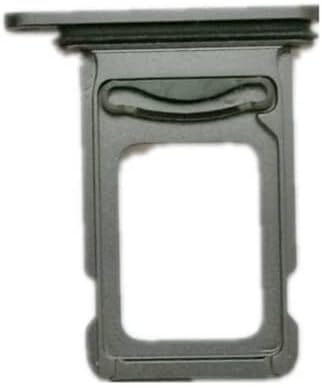 Miniatura 5 de YESUN Lector de tarjetas SIM dual Flex Cable con bandeja de tarjeta SIM Soporte Adaptador de ranura Reemplazo para iPhone 11 (negro)