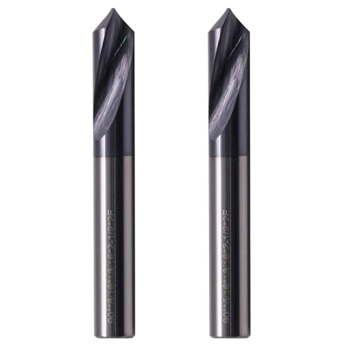 Foret de repérage en carbure massif BestParts 90° de 1,9 cm pour usinage précis