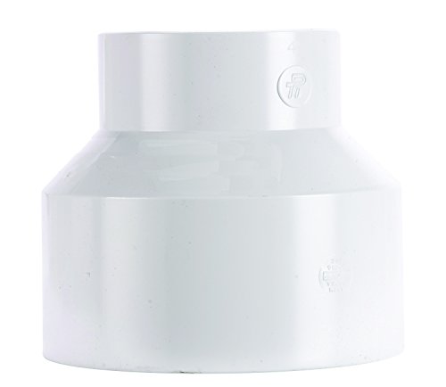 Plastic Trends 6 in. Hub x 4 in. Dia. Hub PVC Reducing Coupling