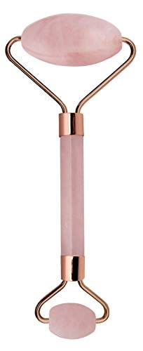 Beauty - Rose Quartz Facial Roller - Skincare Tool for Facial Mas...