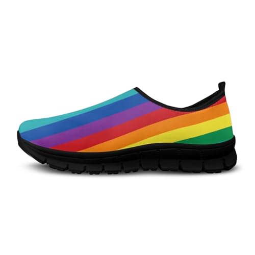 Image of Women's Loafers Slip On Slip Shoe Casual Walking Shoes Non Slip Work Shoes Mesh Athletic Sneakers