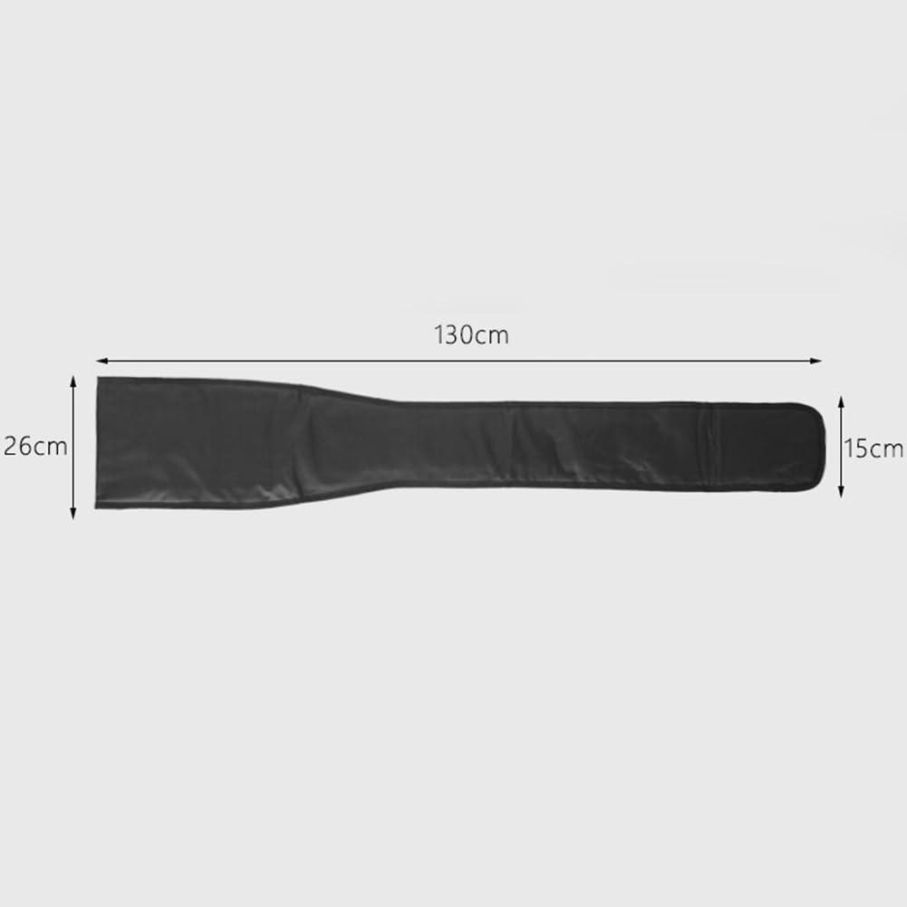 Borsa per kayak a doppia testa, 130 x 26 cm, colore: nero
