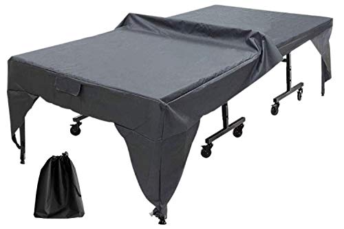 Ping Pong Table Cover by Glamma/Weatherproof Outdoor Table Tennis Covers/Folding