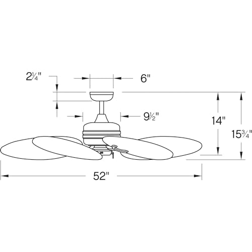 Hinkley Tropic Air 52" Indoor and Outdoor Ceiling Fan - Five Blades, DC 4 Speed Motor - Matte White and Palm-Shaped Weathered Wood Composite Fan Blades - Image 2