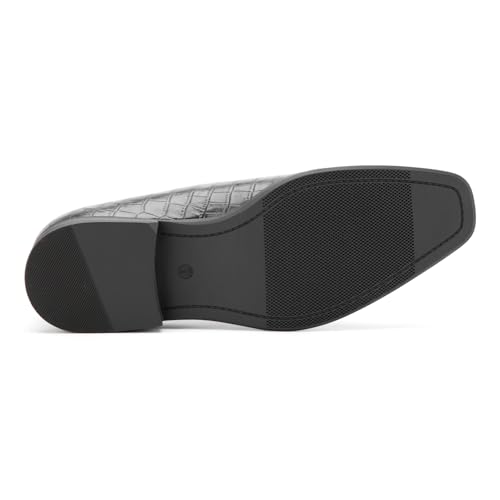Image of Meijiana Mens Loafers Wedding Dress Shoes Slip-On Loafers for Men Tuxedo Suit Shoes