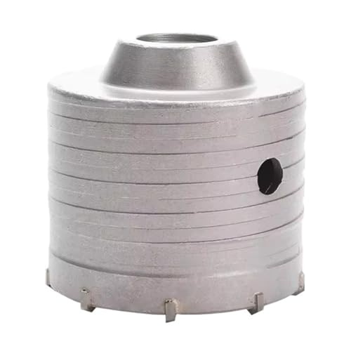 コンクリート壁用ホールソー SDS PLUS ハンマードリルビットセット 30-150mm ドリルクラウン 1個 丸軸 セメント 石材カッターツール付き(75mm)