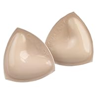 Angel Silk CURLADY Sticky Bra Inserts, Double Sided Push Up Bra Inserts, Strapless Reusable Lift Self Adhesive Bra Pads for Bikini Swimsuit Sports Nude