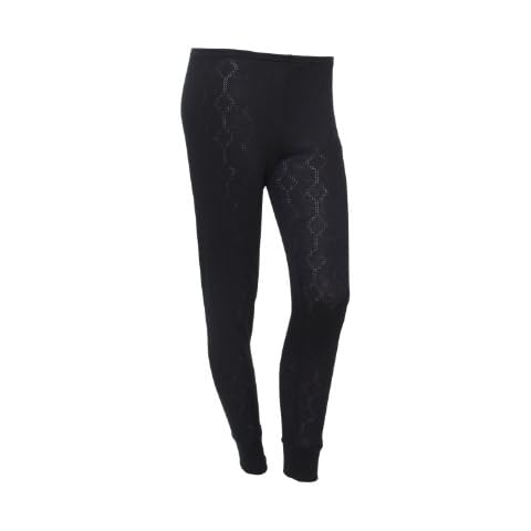 Floso® Ladies/Womens Thermal Underwear Long Jane (Viscose Premium Range) (6 US) (Black) Cover