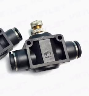 Raccord pneumatique manuel à emboîtement Té coudé en PU 2-4 voies, croix Y for connecter le raccord d'air pneumatique 1/8-5/8 pouces multicolore(Sa,1l2 Inch)