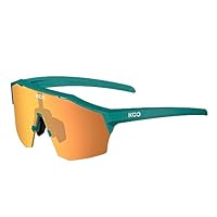 KOO ALIBI サングラスGREY MATT/TURQUOISE 試着のみ KOO Alibi in Grey Matte Turquoise – DSTNC