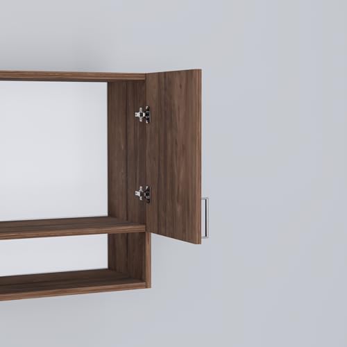 Image of SPECIALITY PANELS 2 Door Modular Wall Mounted Kitchen Cabinet with Organizer Shelf Space Saving Storage Unit Engineered Wood Cupboard for Kitchen Living Room Utility Organizer Furniture | DIY Assembly