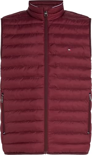 Tommy Hilfiger Herren-Unterhemden, Violett (Deep Rouge), L