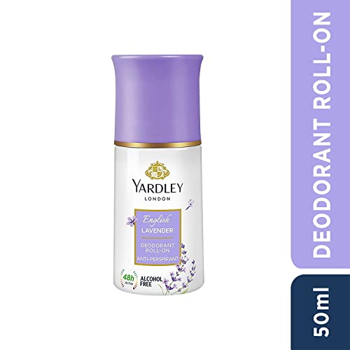 Yardley London English Lavender Anti Perspirant Deodorant Roll On For Women, Floral, 50ml - Image 3