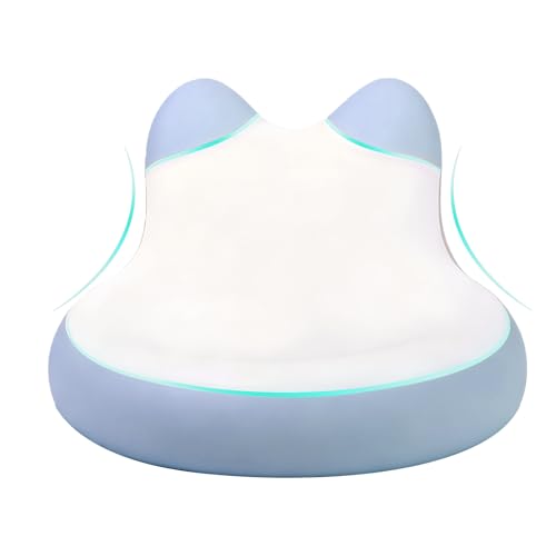 Almohada impermeable para todas las posiciones, cómoda almohada abajo para viajes, hogar, camping, sofá, hotel y dormitorio, adecuada para adultos, personas mayores, hombres y mujeres