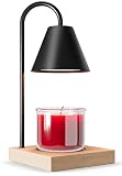 Candle Warmer Lamp with Timer Dimmable 2 Bulbs for Jar Candles 3 Wick Candles Electric Candle Lamp W
