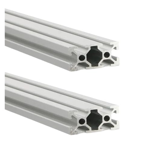 Extrusions d'aluminium 2040 en lot de 2 rails de 150mm de long