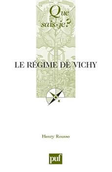 Paperback Le régime de Vichy [French] Book