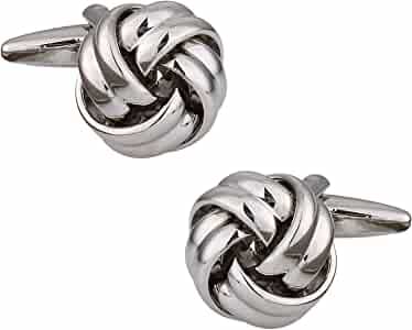 Men Knot Cufflinks Plated Business Wedding French Shirt Cufflinks