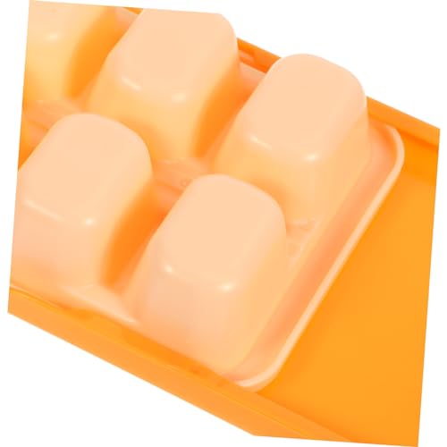 Molde para cubitos de hielo naranja 2 piezas miniatura 5