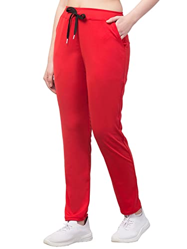 Image of BLUECON Women's Athletic Running Trackpants with Side Pockets Plazo Pants Open Bottom Straight Leg