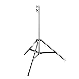 COMODIDAD ESPECIAL GRACIAS A LA SUSPENSIÓN NEUMÁTICOS - El trípode ligero con una capacidad de carga de hasta 4,5 kg, soporte estable gracias a su gran huella de 84 cm y a los tubos de soporte de 26-22-19 mm, plegable de forma compacta hasta 63 cm