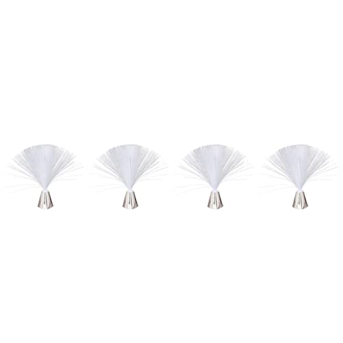 NUOBESTY 4Pcs Colorful Fiber Optic Lights Decorative LED Lamps for Parties Bars Events Battery Operated No Light Pollution Unique Home Decor