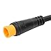 QANYEGN 87cm/34.3in Waterproof 3 Pin Connector Conversion Cable Ary, Cycling Cable Connection Adapter for E Bikes(M-M)