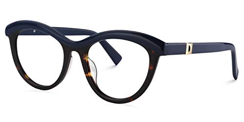 Review Voogueme Cat Eye Blue Light Blocking Glasses for Women, Block UV Blue Light, Anti Eyestrain Eyeglasses Sean FP0124-02