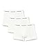 Price comparison product image Calvin Klein Men's 3 Pack Trunks - Cotton Stretch Trunk, White (White- 100), L