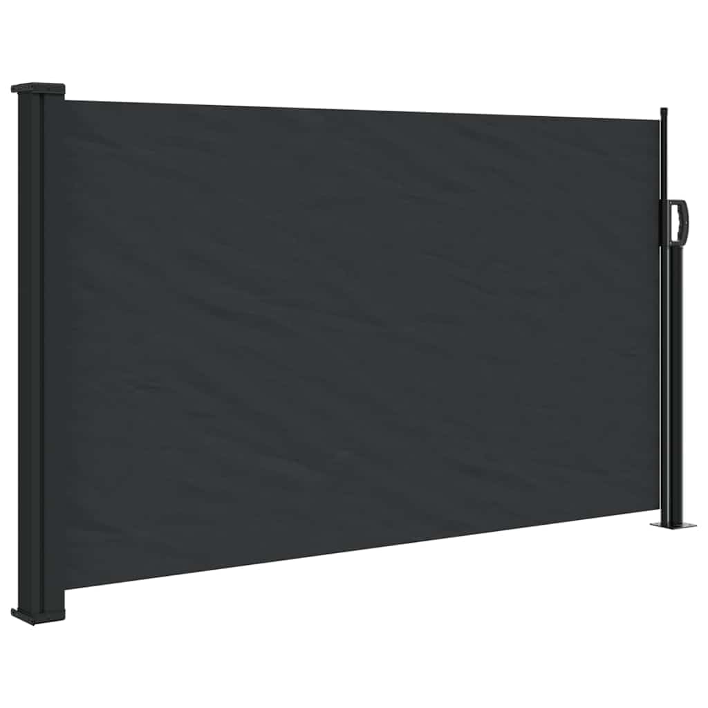 Brise-vue de jardin rétractable pour supprimer le vis-à-vis noir 120x600