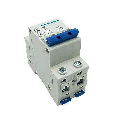 Mini Disjoncteur 2P C16A DZ47-60 pour protection électrique domestique