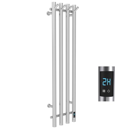 senplus Heated Towel Rack, Towel Warmer with Timer, Wall Mounted