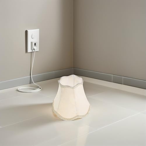 Pantalla de tela para lámpara de mesa ideal para crear un ambiente acogedor en tu cocina 8