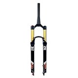 Bicicleta Montaña Suspensión Horquilla 26, 27,5 29 Pulgadas XC/AM Amortiguadora Horquilla Rebote Recorrido 140mm Tubo Recto/Cónico Cierre Rápido 9*100mm Bloqueo Manual/Remoto(Tapered,26/Manual)