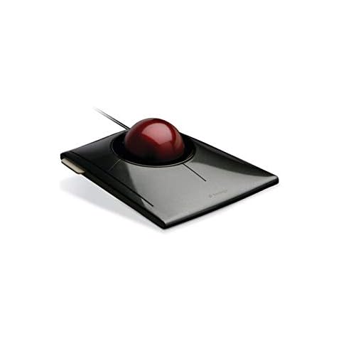 Kensington SlimBlade Trackball - Kontrollkugel - Rechts- und Linkshänder - Laser/Optisch - 4 Tasten - kabelgebunden - USB Cover