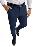 Runcati Mens Lightweight Dress Pants Slacks Stretch Trousers 30"/32"/34"