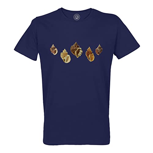 T-Shirt Homme Coquilles d'escargots Coton Bio Cadeau Idéal Passionné de Biologie