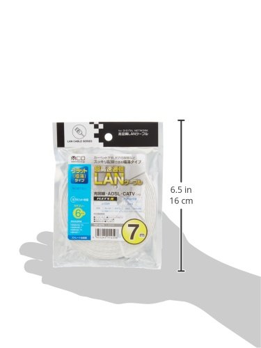 ミヨシ LANケーブル カテゴリ6 TWF-607W
