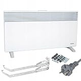 🔧Montage flexible: le chauffage électrique peut être fixé au mur ou utilisé comme appareil sur pied, selon les besoins. Tous les supports et pieds nécessaires à une installation simple et rapide sont inclus dans la livraison.