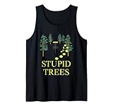 divertente disco golf stupido albero frisbee golf canotta